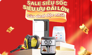 Ngày hội ĐIỆN MÁY -  SIÊU RẺ.  Duy nhất 17h ngày 10/02 Cơ hội trúng Máy nước