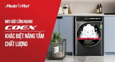 Máy giặt Coex Inverter 10,5kg FW-11CW1412GB: Khác biệt nâng tầm chất lượng