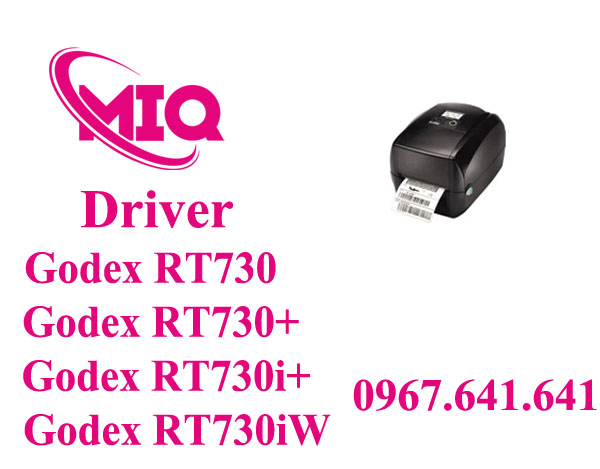 Driver Godex RT730, RT730i, RT730i+, RT730iW – Tải Driver Máy In Godex