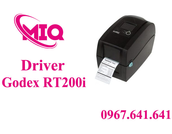 Driver Godex RT200i – Tải Driver Máy In Mã Vạch Godex RT200i