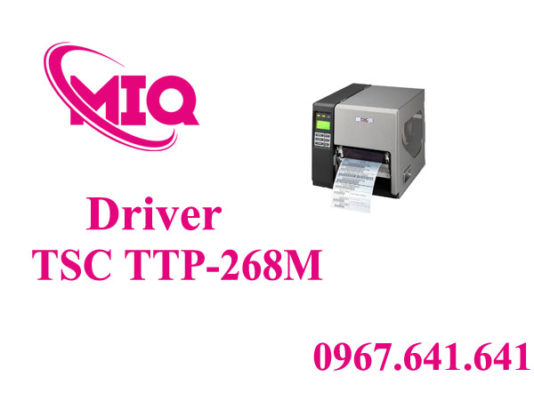 Driver TSC TTP-268M – Tải Driver Máy In Mã Vạch TSC TTP-268M