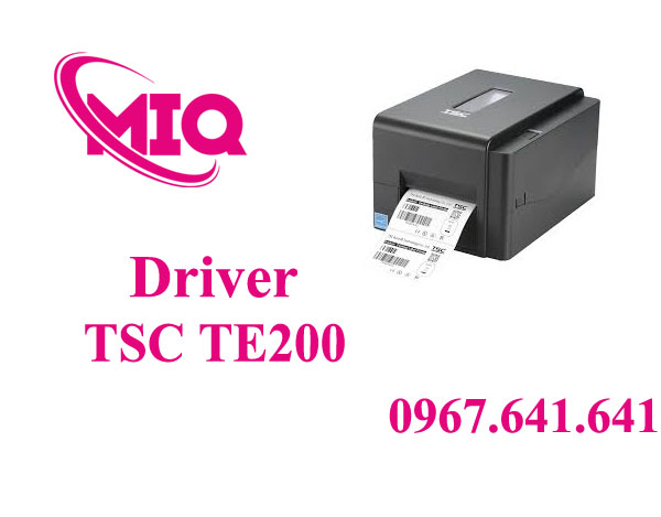 Driver TSC TE200 – Tải Driver Máy In Mã Vạch TSC TE200