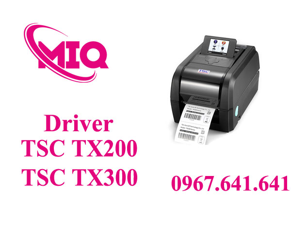 Driver TSC TX200 TX300 – Tải Driver Máy In Mã Vạch TSC TX Series
