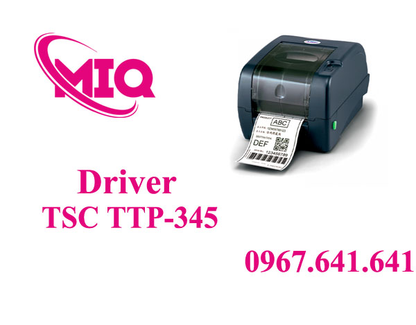 Driver TSC TTP-345 – Tải Driver Máy In Mã Vạch TSC TTP-345