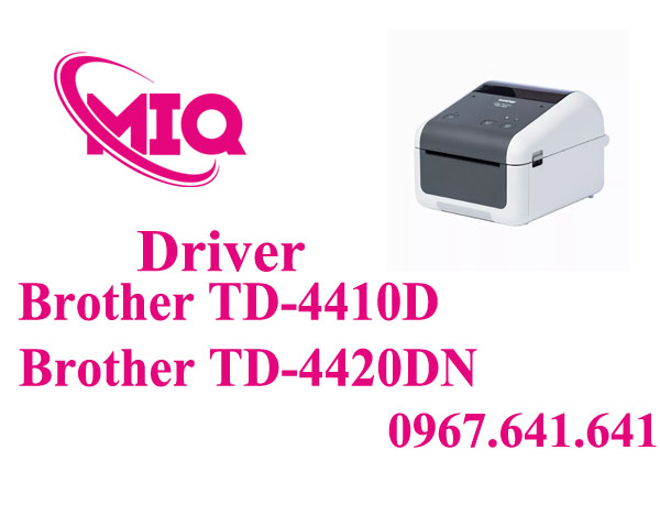Driver Brother TD-4410D TD-4420DN – Tải Driver Máy In Tem Brother