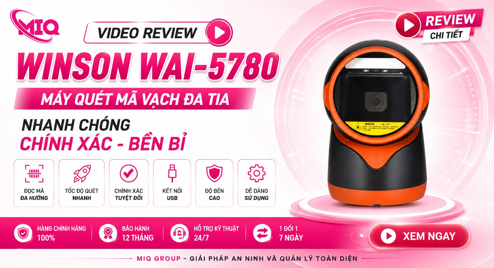Máy quét mã vạch Winson Wai-5780
