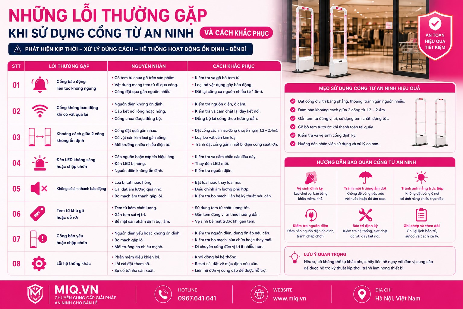 Những Lỗi Thường Gặp Khi Sử Dụng Cổng Từ An Ninh Và Cách Khắc Phục
