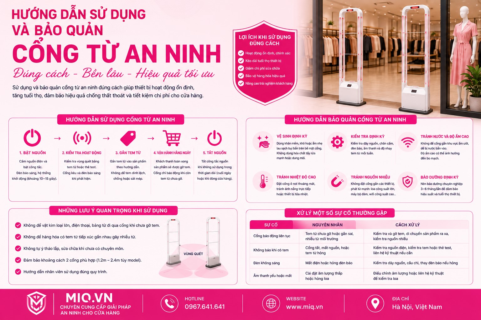 Hướng Dẫn Sử Dụng Và Bảo Quản Cổng Từ An Ninh Đúng Cách
