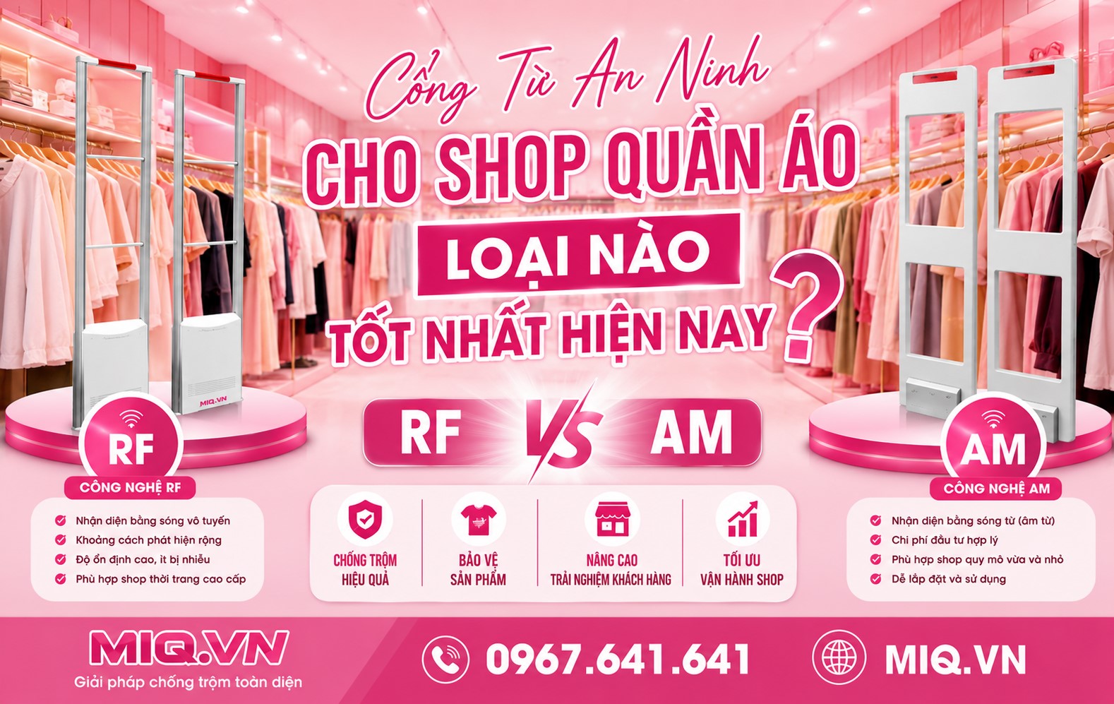 Cổng Từ An Ninh Cho Shop Quần Áo Loại Nào Tốt Nhất Hiện Nay?