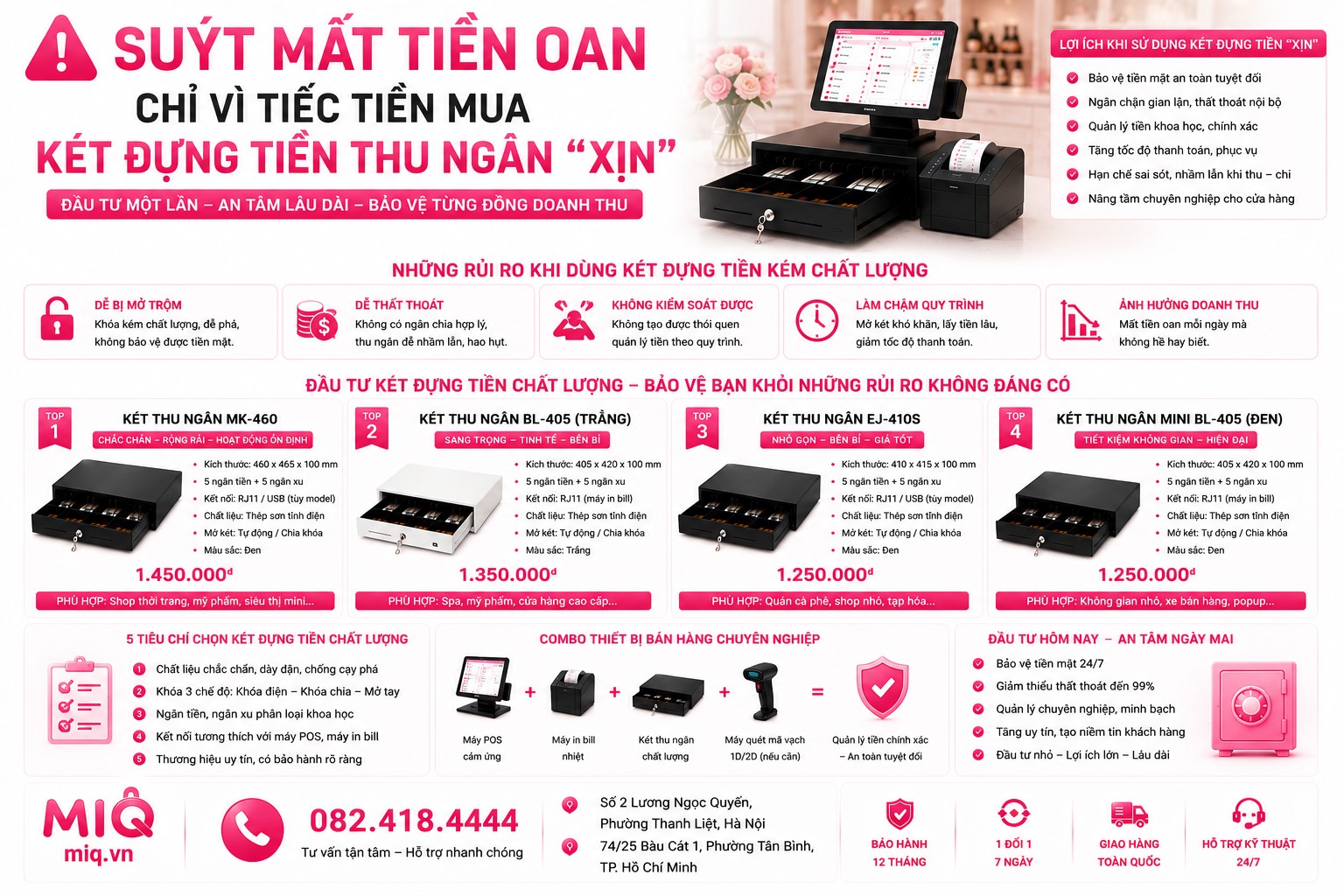 Suýt Mất Tiền Oan Chỉ Vì Tiếc Tiền Mua Két Đựng Tiền Thu Ngân 