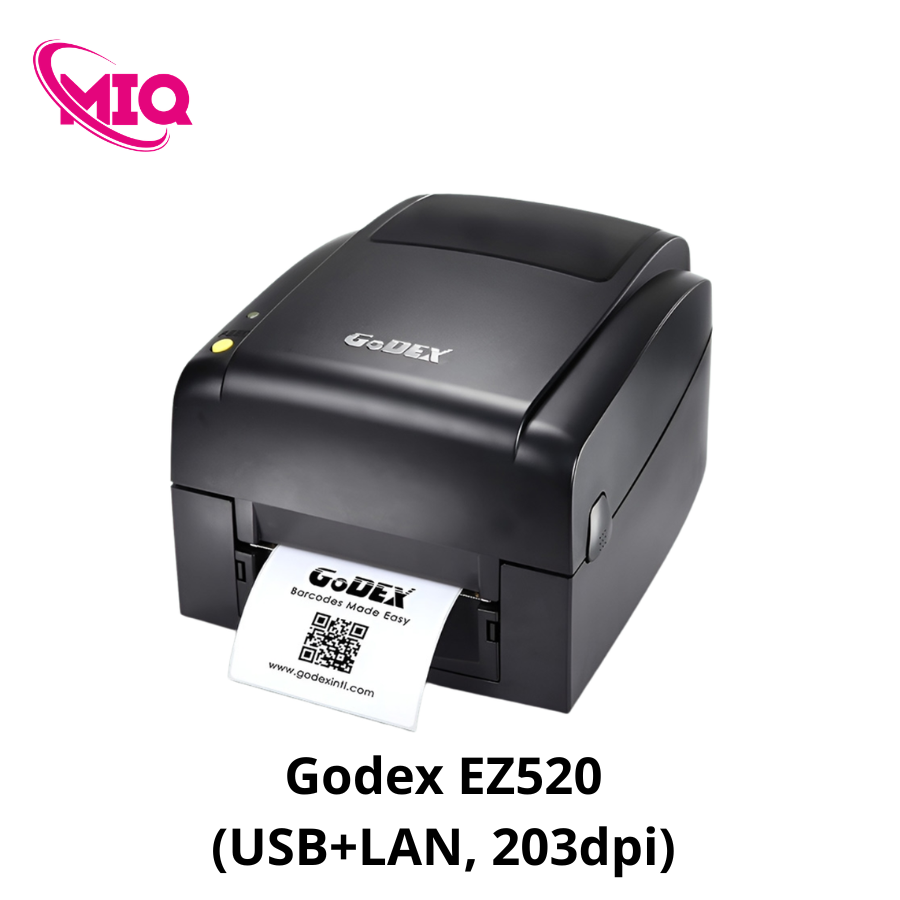 Máy in mã vạch Godex EZ520 (USB + LAN)