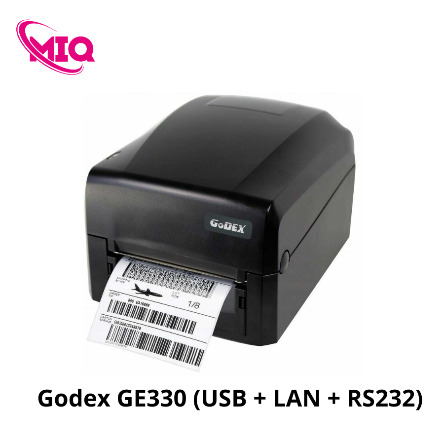 Máy in mã vạch Godex GE330 (USB + LAN + RS232)
