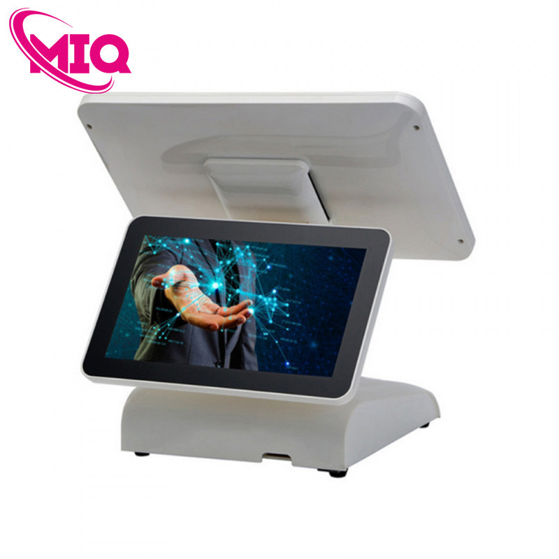 Máy POS Sakamo SKBP-6500D (Core i5, 2 màn hình: cảm ứng 15.6'' điện dung HD+màn phụ 15.6'', 8GB RAM/128GB SSD/Win10)
