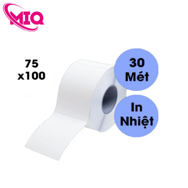 Giấy in nhiệt A7 (75X100mm)