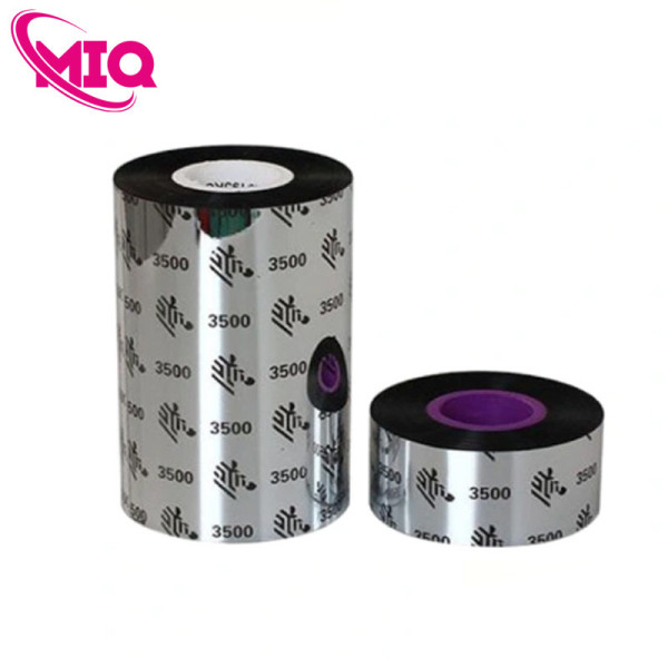 Mực in mã vạch Wax/Resin ZEBRA A3500 (A3500BK11030) 110x300m