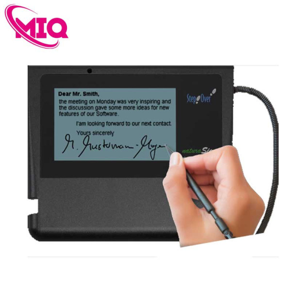 Bảng chữ ký điện tử naturaSign Pad Mobile của hãng StepOver (Đức)