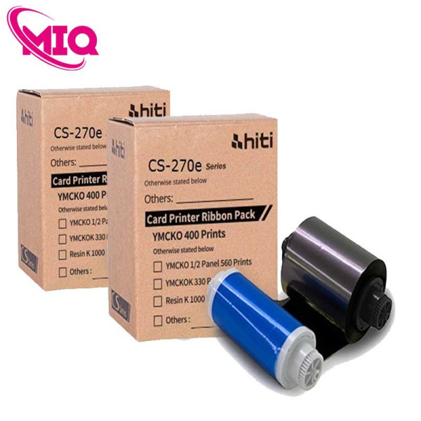 Ribbon đen Hiti CS270e YMCKO (1000 mặt thẻ)