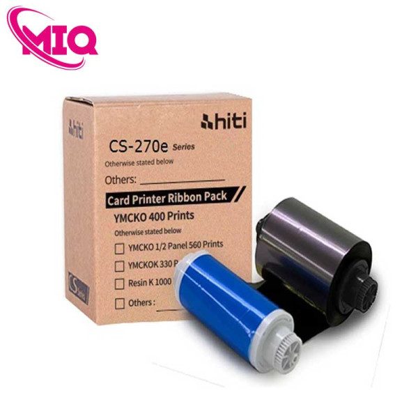 Ribbon màu YMCKO Hiti CS270e YMCKO (400 thẻ)