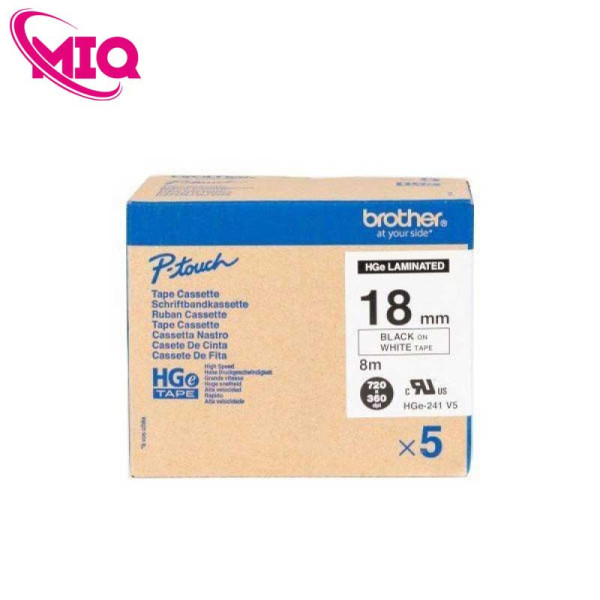 Nhãn HGe- 241V5, 18mm, đóng gói: 5 hộp