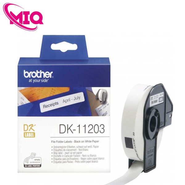 Nhãn giấy bế DK-11203 17mm x 87mm x 300 nhãn