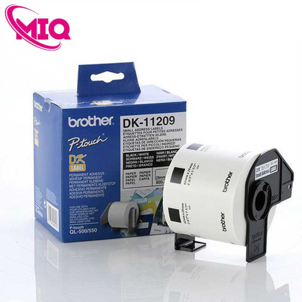 Nhãn giấy bế DK-11209 29mm x 62mm x 900 nhãn
