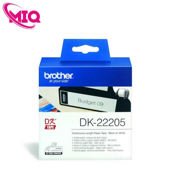 Nhãn giấy liên tục DK-22205 62mm x 30m