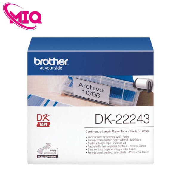 Nhãn giấy liên tục DK-22243 102mm x 30m