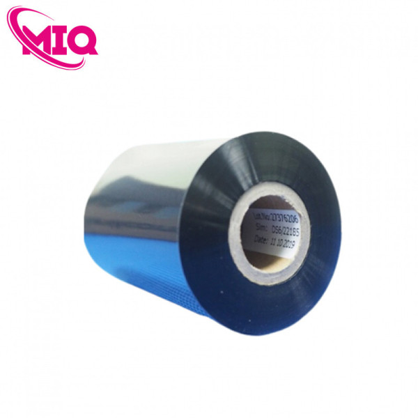 Giấy mực in mã vạch Wax Ribbon AWR8 Inkanto CSO 110mm x 300m lõi 1 inch 2x2 Notches