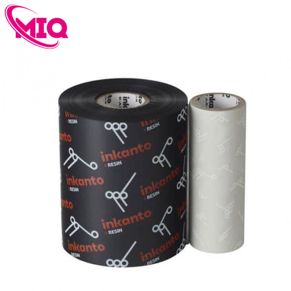 Giấy mực in mã vạch Resin Ribbon AXR7+ Inkanto CSO 60mm x 300m lõi 1 inch