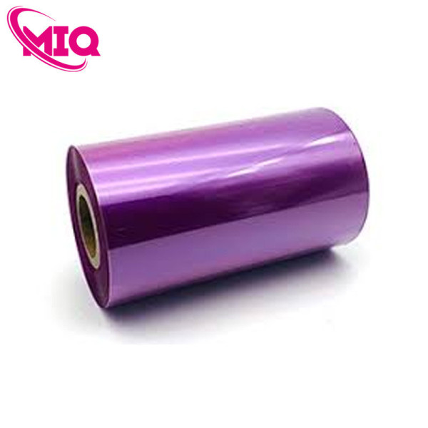 Mực in mã vạch Wax Resin màu tím 110mmx300m