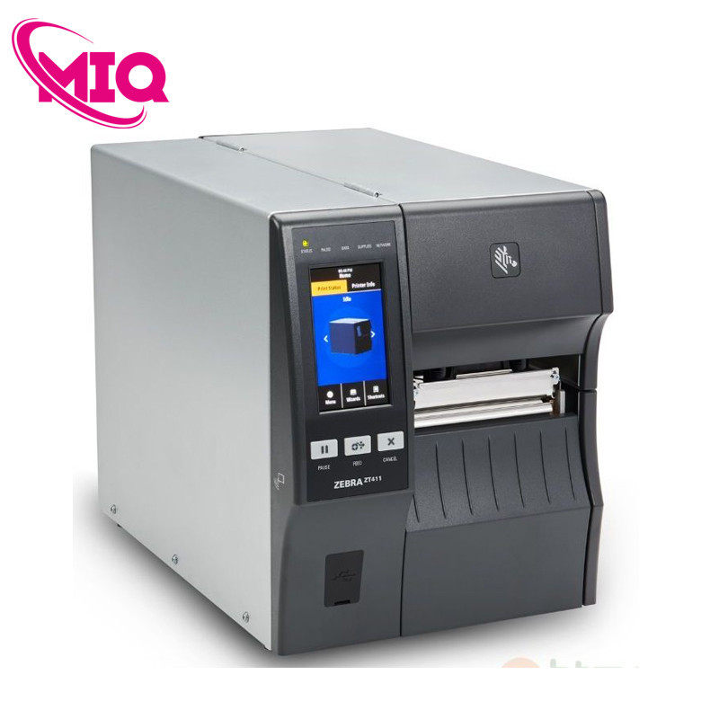 Máy in mã vạch Zebra ZT411 RFID on-metal, 203dpi