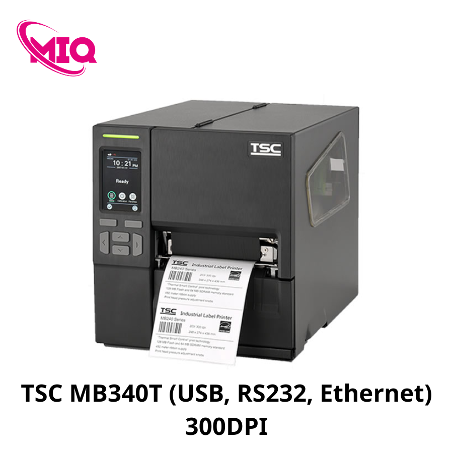 Máy in mã vạch TSC MB340T (USB, RS232, Ethernet) 300DPI
